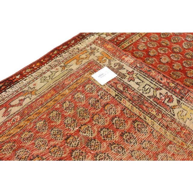 Early 20th Century 20th Century Persian Boteh Hamadan Accent Rug - 3′3″ × 5′7″ For Sale - Image 5 of 8