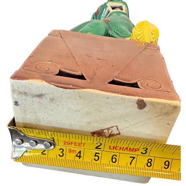 Mid 20th Century Chinese-Marked Porcelain Guardian Food Dog For Sale - Image 10 of 10