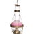 Late 19th Century Late 19th Century Victorian Brass, Bronze & Crystal Chandelier With Peachblow Hobnail Glass Shade For Sale - Image 5 of 17