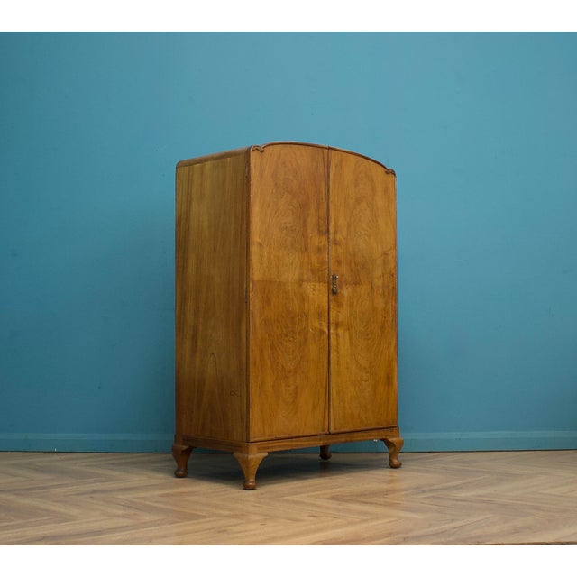 Art Deco Walnut Compactum Wardrobe, 1930s For Sale - Image 3 of 11