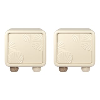 Mon Ooh Bedside Tables by Malabar, Set of 2 For Sale