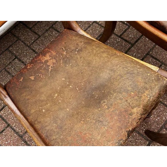 Regency Mahogany Dining Table and Chairs with Leather Drop Seats, Set of 7 For Sale - Image 11 of 18