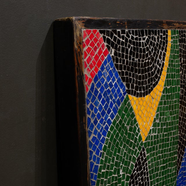 Mid-Century Modern Vintage Mosiac Tile Console, Coffee Table Top or Art Piece For Sale - Image 3 of 5