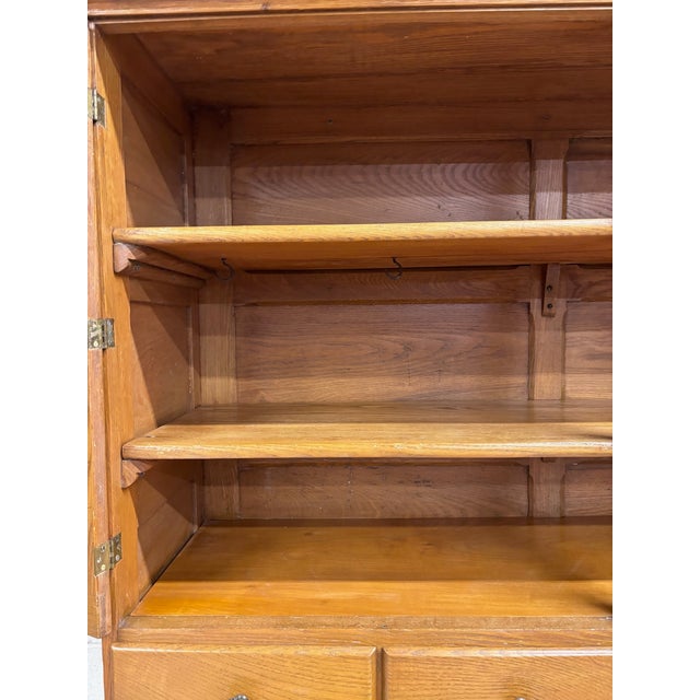 Antique Victorian Possum Belly Baker’s Cabinet With Eagle Crest For Sale - Image 12 of 18