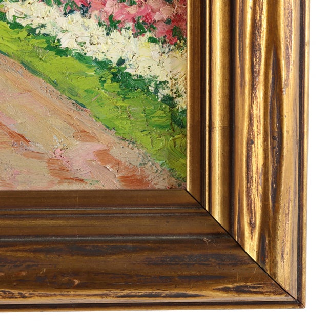 1940’s Oil on Board Henrietta Dunn Mears First Church of Christ, Boston For Sale - Image 4 of 4