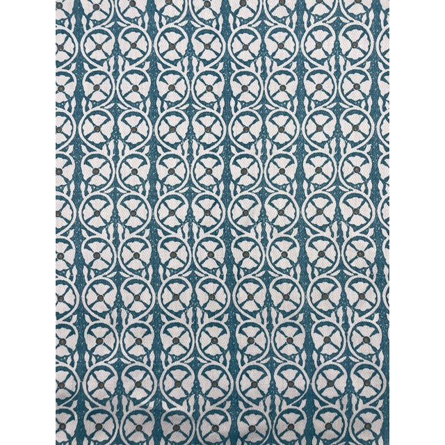 Coastal Peter Fasano Pasha Atlantic Pillows- A Pair For Sale - Image 3 of 3