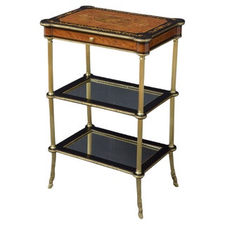 Antique Thuya Wood Side Table For Sale