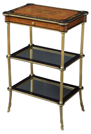 Antique Thuya Wood Side Table