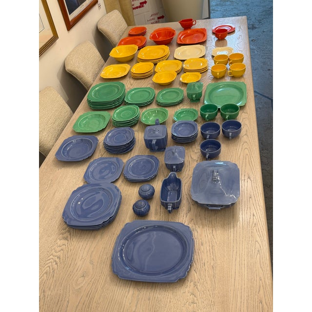 Riviera Dinnerware by Homer Laughlin Set, Circa 1930 For Sale - Image 4 of 12