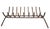 Mid 20th Century Mid 20th Century Wrought Iron Fireplace Grate Log Basket For Sale - Image 5 of 7
