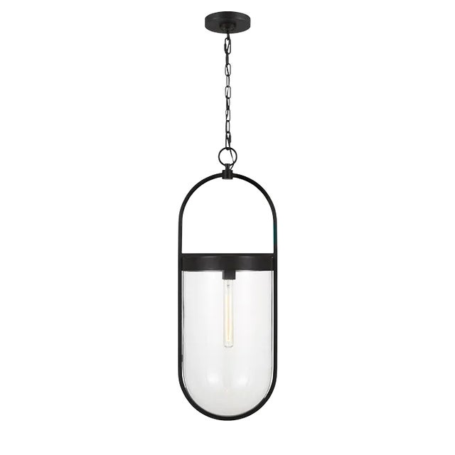 Chapman & Myers by Visual Comfort Studio Blaine Large Pendant, Aged Iron For Sale