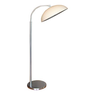 1930s Walter Von Nessen Adjustable Swing Arm Floor Lamp For Sale