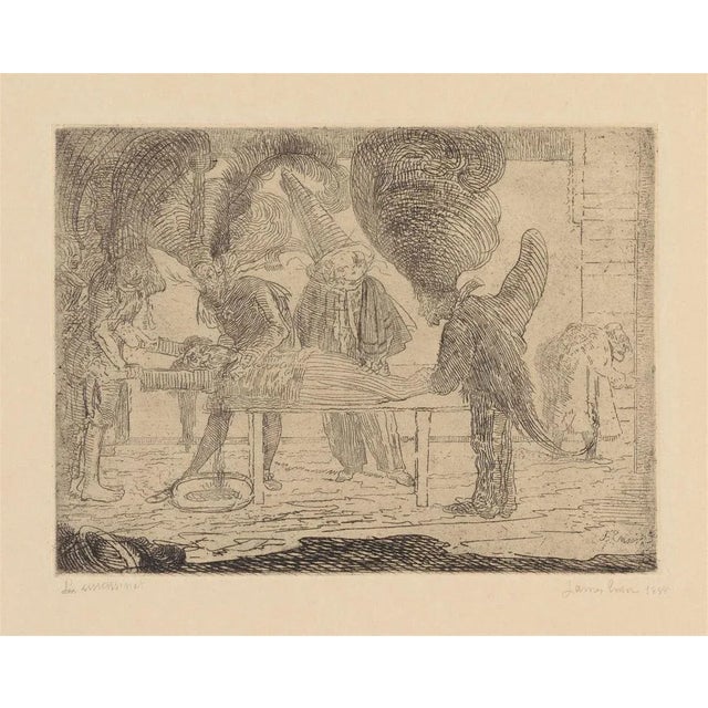 Assassinat - Original Etching by James Ensor - 1888 1888 For Sale - Image 4 of 4