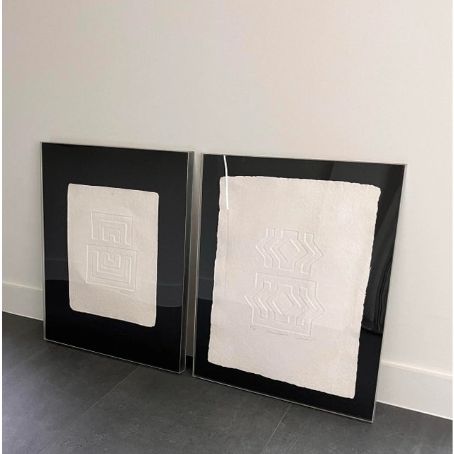 Vintage Signed and Numbered "Positive Negative 6" Etching Artwork For Sale In Austin - Image 6 of 10