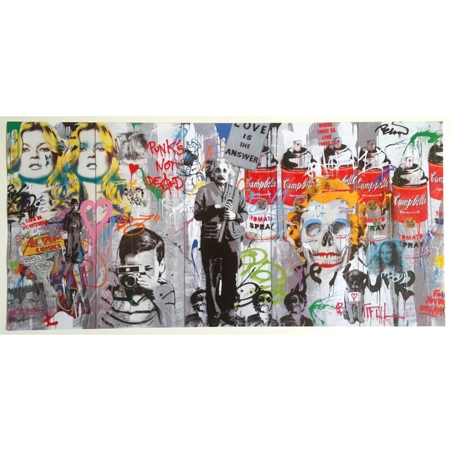 Mr. Brainwash " Love Is the Answer " Authentic Lithograph Print Pop Art Poster For Sale - Image 12 of 12