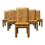 Set of 6 Parsons Dining Chairs Milo Baughman for Thayer Coggin For Sale