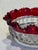 Glass Antique Heisey Glass No. 1220 "Punty Band" Ruby Stained Berry Bowl, C. 1900 For Sale - Image 7 of 8