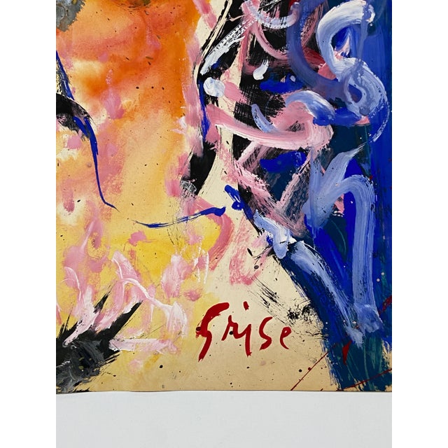 Abstract Expressionism Vintage Nude of Woman by Hendrik Grise For Sale In Denver - Image 6 of 11