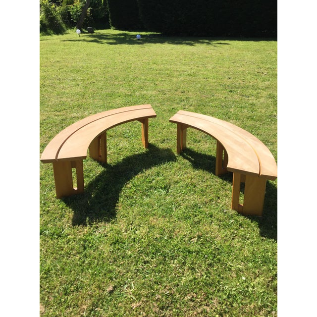 Vintage Benches from Pierre Chapo, 1973, Set of 2 For Sale - Image 12 of 18