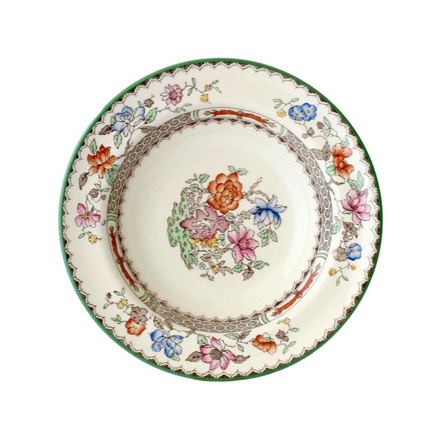 Antique White 1940s Spode Soup, Salad & Dessert Set, Service for 7 For Sale - Image 8 of 8