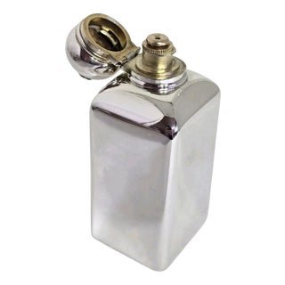 Antique Edwardian Sterling Silver Gilt Scent Bottle from Alfred Clark, 1904 For Sale