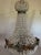 French 1970s French Louis XVI Rococo Charcoal Bronze Chandelier 1pc For Sale - Image 3 of 18