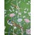 Chinoiserie Hand-Painted Emerald Green Bird & Floral Wall Panels, Set of 3 For Sale - Image 3 of 5