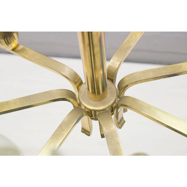 8-Light Chandelier in the Style of Carl Fagerlund for Orrefors, 1960s For Sale - Image 10 of 14