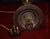 Metal Art Deco Brass Maritime Gimbal Lamp with Coloured Glass Shade, 1920s For Sale - Image 7 of 18