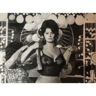 Vittorio De Sica, Sofia Loren, 1962, Silver Gelatin Print For Sale