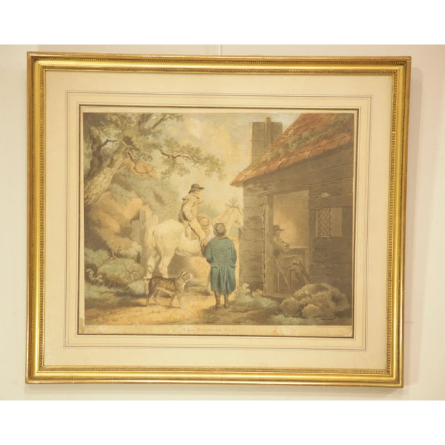 High Quality Print Engraved by William Ward. Gilt Frame and French Mat, Need to Remove Dead Bug Inside