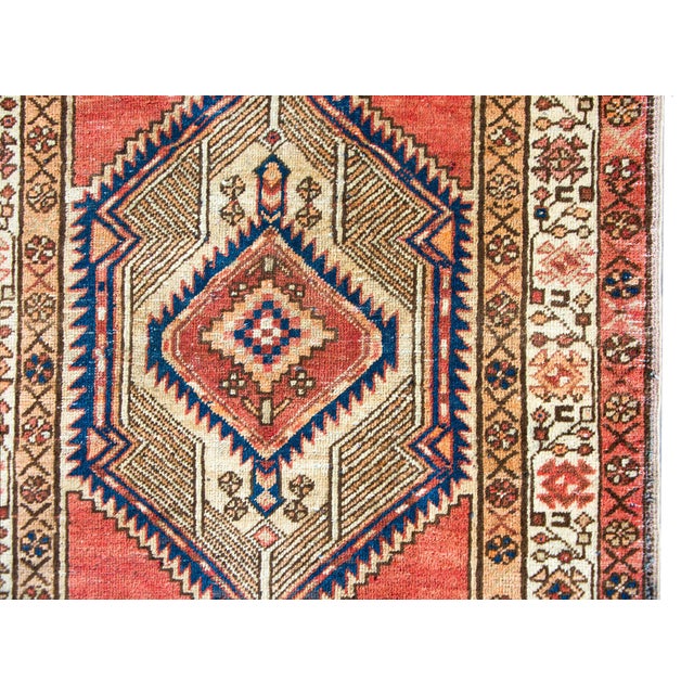 Burnt Orange Mid-20th Century Persian Serab Rug For Sale - Image 8 of 14