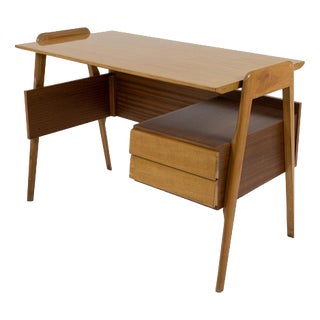 Vintage Wooden Desk, 1960s For Sale