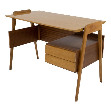 Vintage Wooden Desk, 1960s For Sale