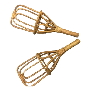 Vintage Bamboo Catchers- Set of 2