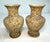 Pair of Antique Handmade Chinese Carved White Lacquer Cinnabar Floral Vase Urn For Sale In New York - Image 6 of 12