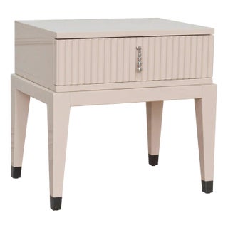Italian Nightstand in Cappuccino High Gloss Laquered Finish from Kabinet For Sale