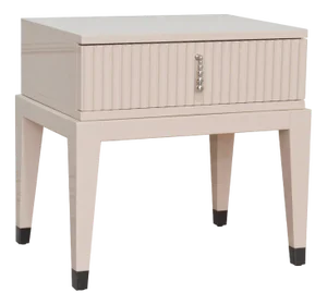 Italian Nightstand in Cappuccino High Gloss Laquered Finish from Kabinet