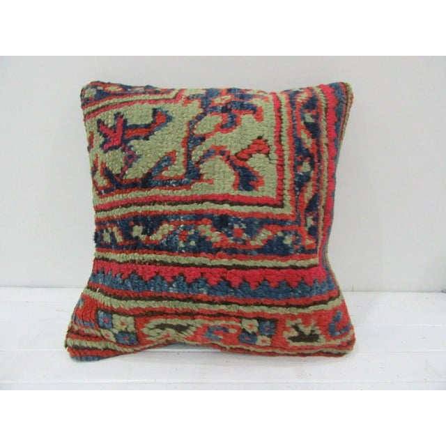 Handknotted Decorative Turkish Pillow Cover For Sale - Image 4 of 4