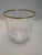 Mid 20th Century Vintage Mid Century Coastal Regency Gold Rim Pineapple Cut Glass Tumblers – Set of 4 For Sale - Image 5 of 8