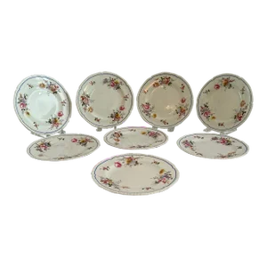 Set of 8 Desert Plates by Royal Crown Derby From England