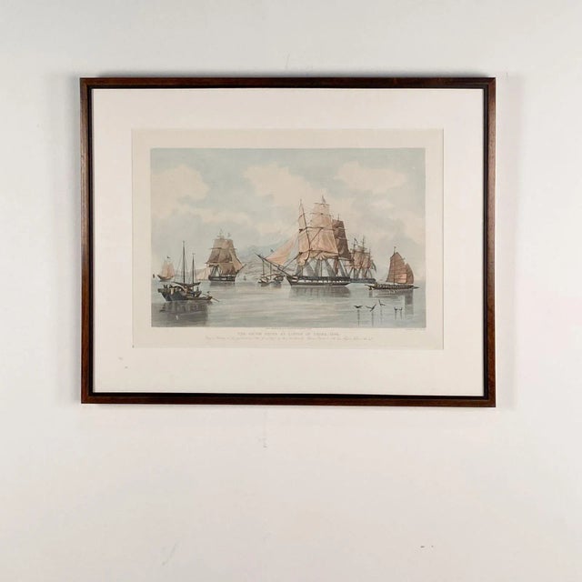 Vintage Hand-Colored Nautical Engraving, Circa 1920 For Sale In San Francisco - Image 6 of 6