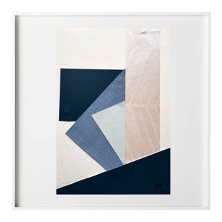 "Rhythm Replaces Reason 2" Original Mixed-Media Collage on Paper by Zac Woodiel For Sale
