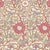 Morris & Co Pink & Rose Wallpaper in Manilla/Wine - a Sample For Sale