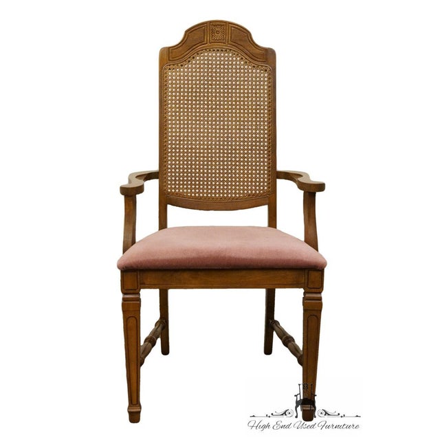 Late 20th Century Vintage Bernhardt Furniture Italian Neoclassical Cane