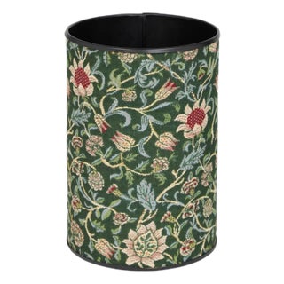 Evenlode Green Tapestry Waste Bin For Sale