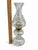 Hollywood Regency Vintage Cut Glass Hurricane Table Lamp Hollywood Regency Style For Sale - Image 3 of 6