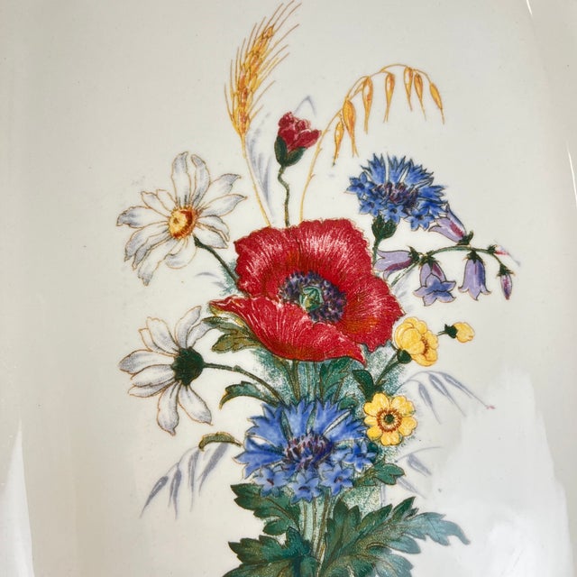 20th Century Rectangular Dish Agreste from Sarreguemines, 1940s For Sale - Image 9 of 10