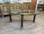 1970s 1970 Steel Faux Bamboo and Glass Gilt Coffee Table For Sale - Image 5 of 5