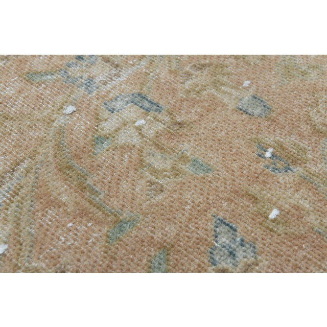 1970s Vintage Persian Handknotted Wool Orange Oversize Area Rug For Sale - Image 4 of 11